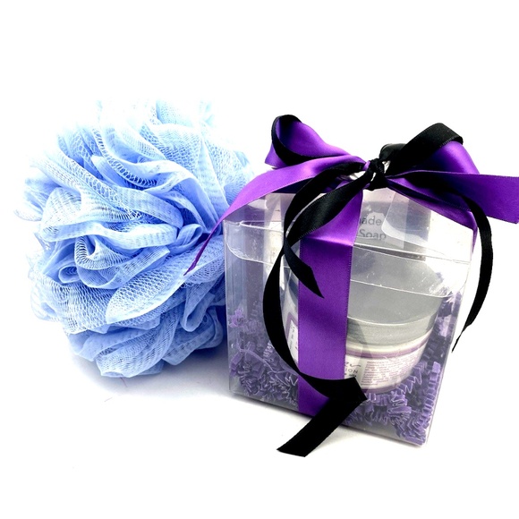 Lavender Soap Gift Set Box Lotion Christmas Gift Spa Natural Women Handmade - Picture 1 of 5